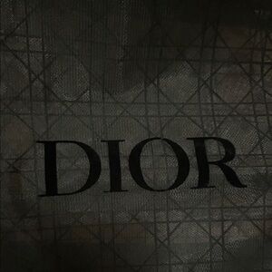Dior Black Canvas Tote